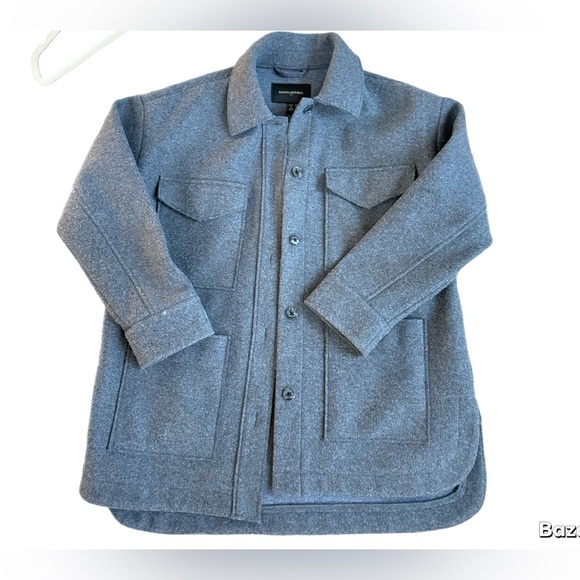 Banana Republic Gray Shacket - Picture 2 of 3